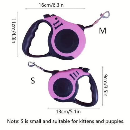 Durable Double Switch Retractable Pet Leash - Cartsfy Inc.
