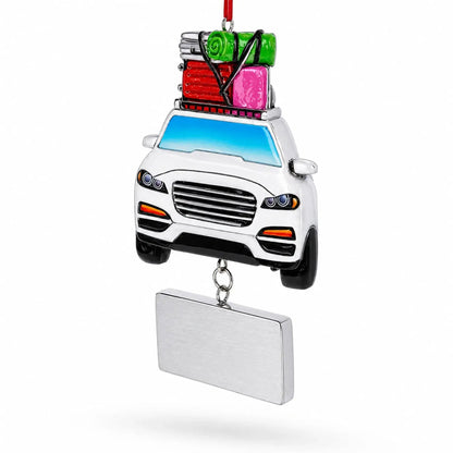 Are We There Yet Family Vacation Road Trip Resin Christmas Ornament