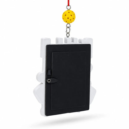 Pickleball Champion Photo Frame Resin Christmas Ornament
