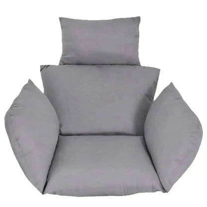 Egg Chair Hanging Basket Seat Cushion with Headrest Cartsfy Inc.
