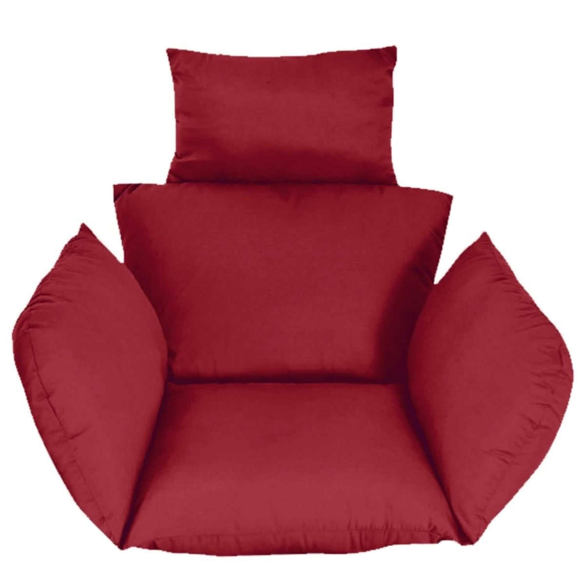 Egg Chair Hanging Basket Seat Cushion with Headrest Cartsfy Inc.