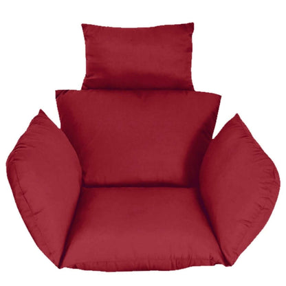 Egg Chair Hanging Basket Seat Cushion with Headrest Cartsfy Inc.