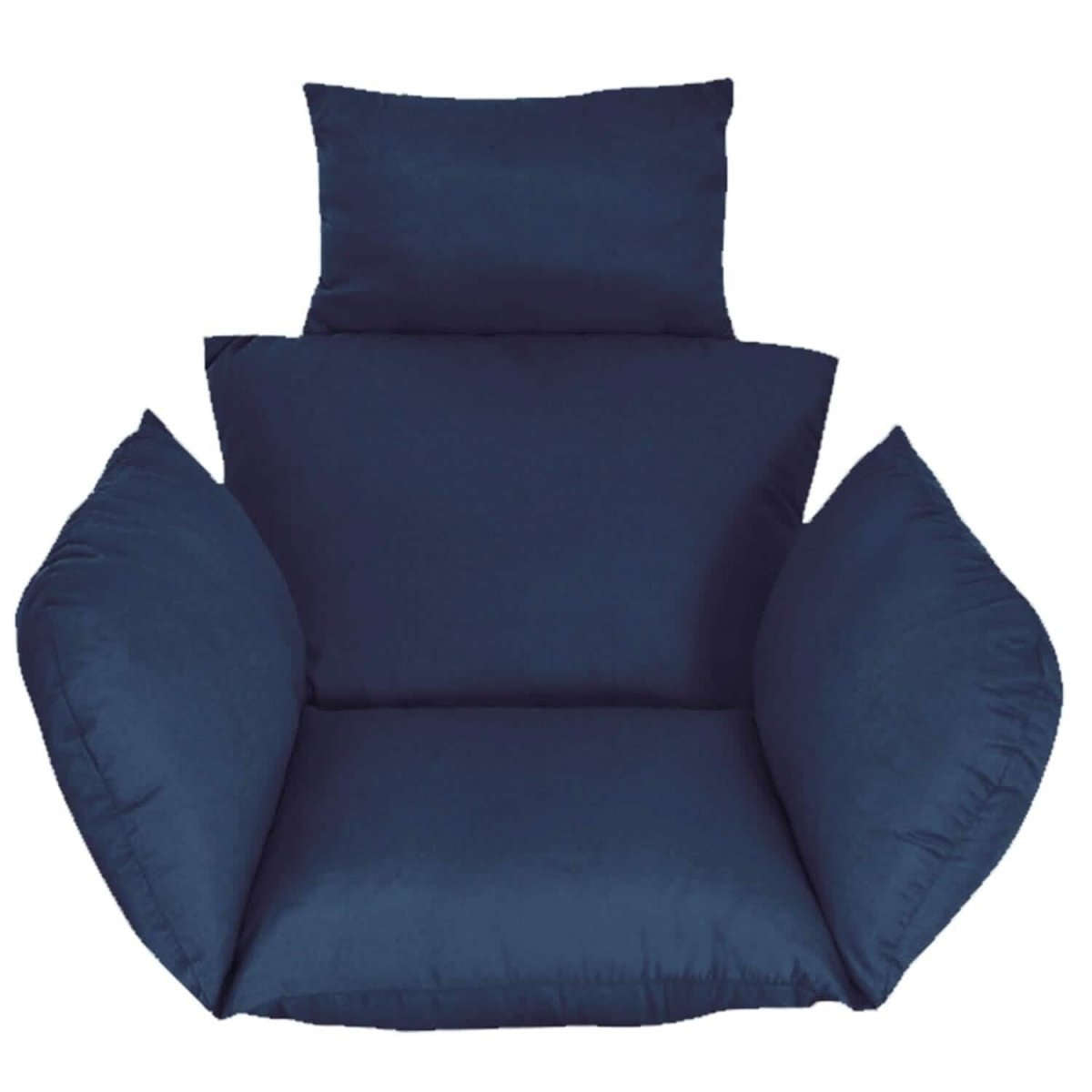 Egg Chair Hanging Basket Seat Cushion with Headrest Cartsfy Inc.