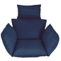 Egg Chair Hanging Basket Seat Cushion with Headrest Cartsfy Inc.