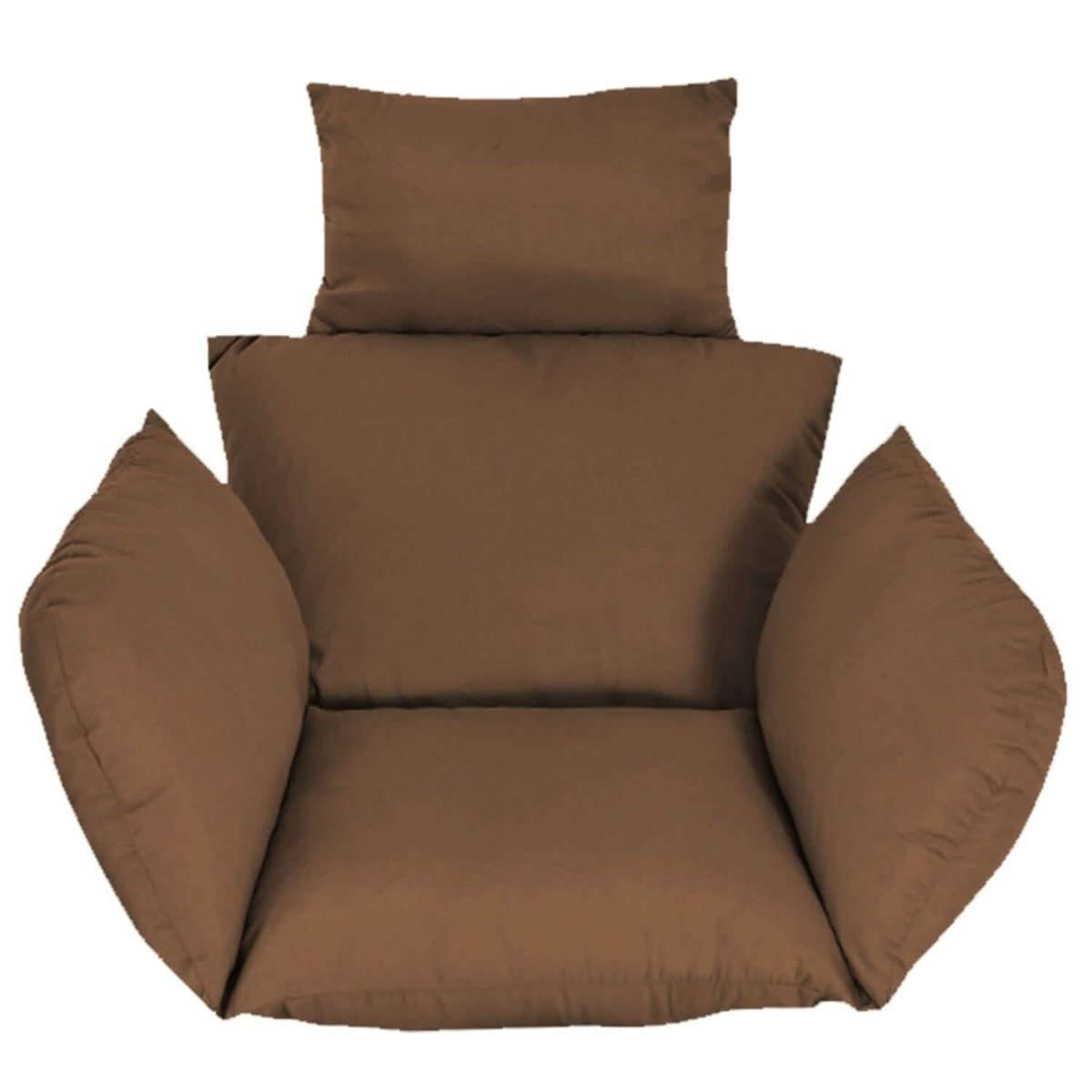 Egg Chair Hanging Basket Seat Cushion with Headrest Cartsfy Inc.