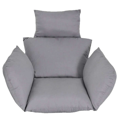 Egg Chair Hanging Basket Seat Cushion with Headrest Cartsfy Inc.