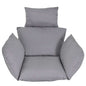 Egg Chair Hanging Basket Seat Cushion with Headrest Cartsfy Inc.