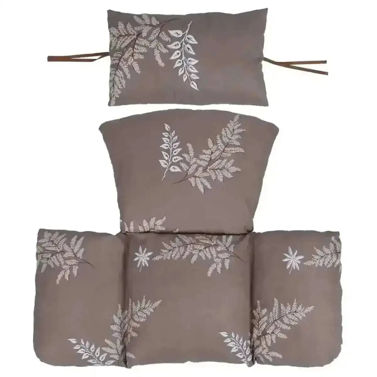 Egg Chair Hanging Basket Seat Soft Cushion with Headrest Cartsfy Inc.