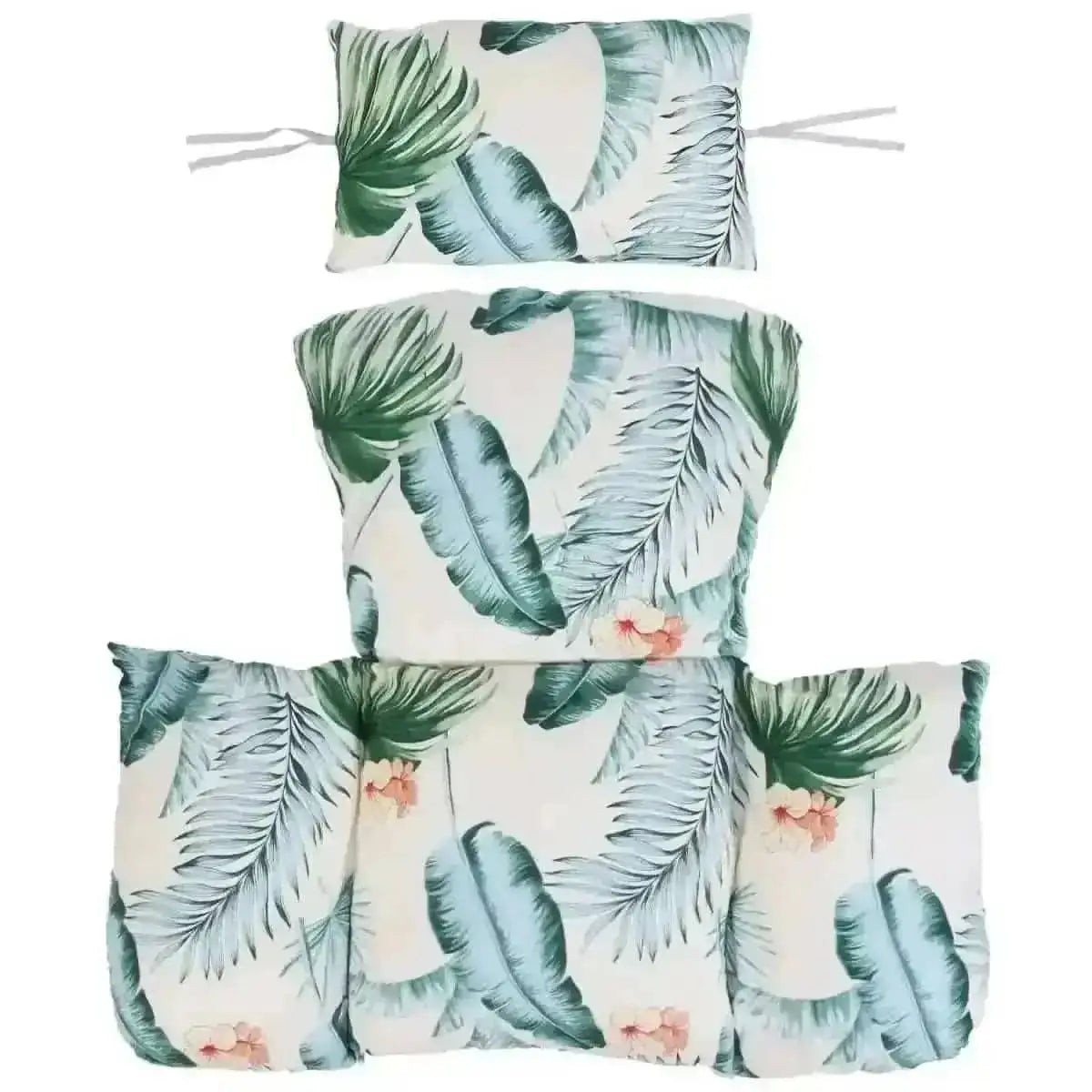 Egg Chair Hanging Basket Seat Soft Cushion with Headrest Cartsfy Inc.