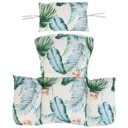 Egg Chair Hanging Basket Seat Soft Cushion with Headrest Cartsfy Inc.