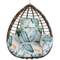 Egg Chair Hanging Basket Seat Soft Cushion with Headrest Cartsfy Inc.