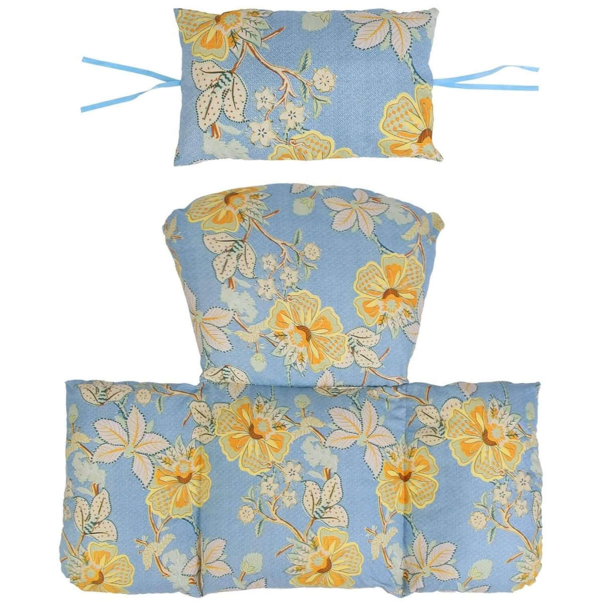 Egg Chair Hanging Basket Seat Soft Cushion with Headrest Cartsfy Inc.