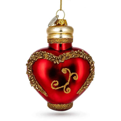 Elegant Perfume Bottle Glass Christmas Ornament Cartsfy Inc.