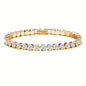 Elegant Rhinestone Tennis Bracelet - Timeless Sparkle for Every Occasion DailySale Gold Silver Gold-Silver-