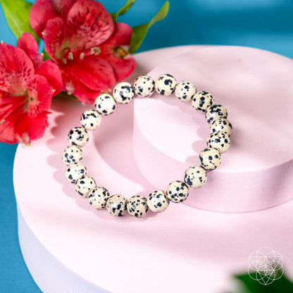 Emotional Detox - Dalmatian Jasper Bracelet - Cartsfy Inc.