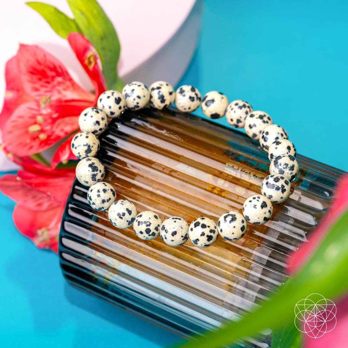 Emotional Detox - Dalmatian Jasper Bracelet - Cartsfy Inc.