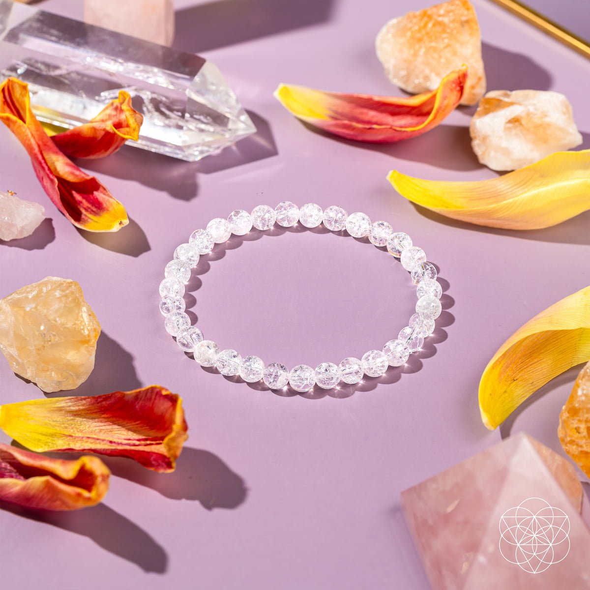 Emotional Ice Bath – The Ice Quartz Bracelet | 6mm - Cartsfy Inc.