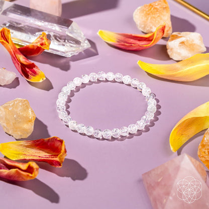 Emotional Ice Bath – The Ice Quartz Bracelet | 6mm - Cartsfy Inc.