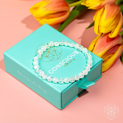Emotional Ice Bath – The Ice Quartz Bracelet | 6mm - Cartsfy Inc.