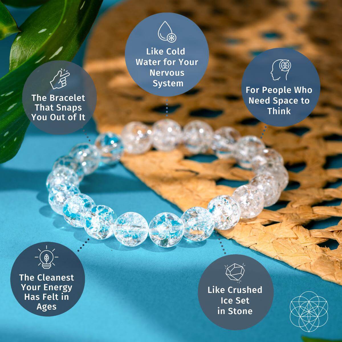 Emotional Ice Bath – The Ice Quartz Bracelet - Cartsfy Inc.