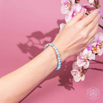 Empath’s Shield – Aqua Terra Jasper Bracelet | 6mm - Cartsfy Inc.