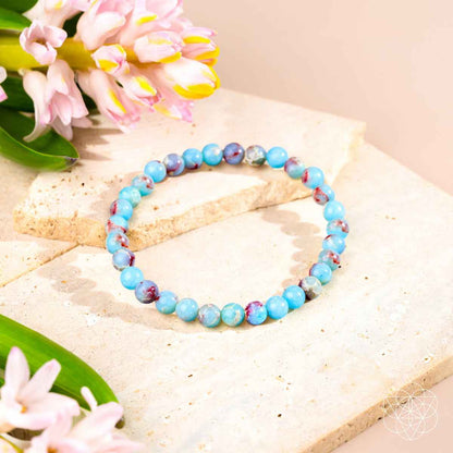 Empath’s Shield – Aqua Terra Jasper Bracelet | 6mm - Cartsfy Inc.