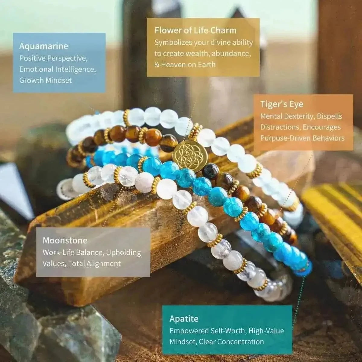 Endless Abundance Bracelet Pack of 4 Conscious Items Default Title Default Title-
