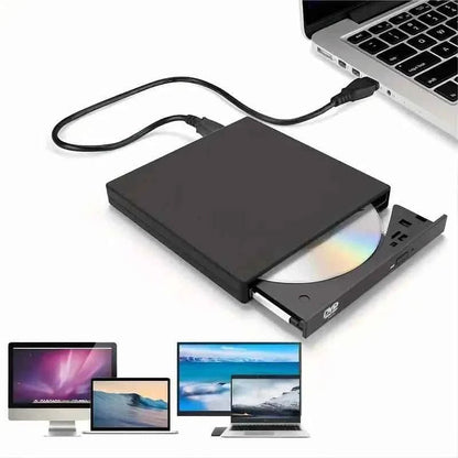 External CD/DVD Drive – USB 3.0 Slim Portable CD - RW/DVD - RW Burner for PC & Laptop - Cartsfy Inc.