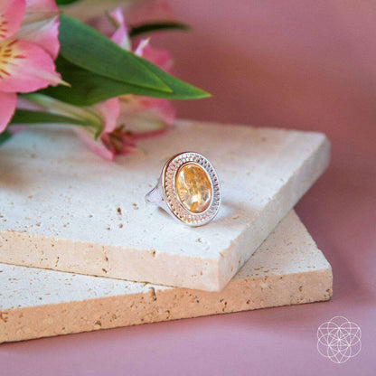 Eye of The Sun - Silver Aura Ring of Attraction Cartsfy Inc.