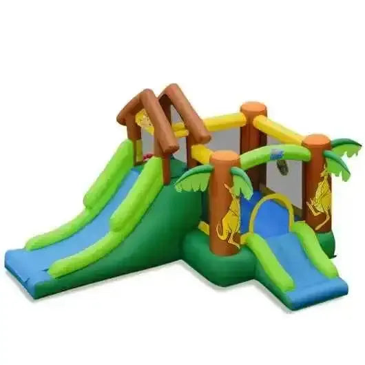 Kids Inflatable Jungle Bounce House Castle including Bag without Blower VYSN Default Title Default Title-