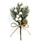 Fake Snow Frost Pine Branch Cone Berry Holly Christmas Tree Christmas Ornament DailySale 10-Pieces / Red 10-Pieces / White 20-Pieces / Red 10-Pieces / Red-10-Pieces / White-20-Pieces / Red-20-Pieces / White-
