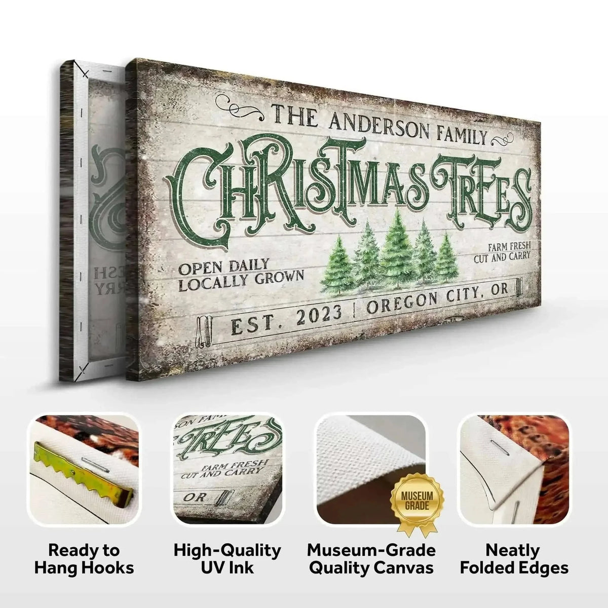 Family Christmas Tree Farm Sign IV Cartsfy Inc.
