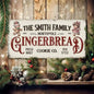 Family Gingerbread Bakery Christmas Sign Cartsfy Inc.