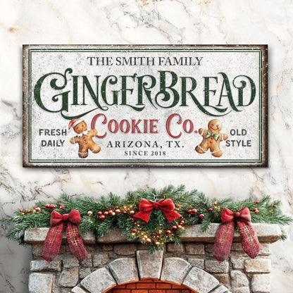 Family Gingerbread Bakery Christmas Sign II Cartsfy Inc.