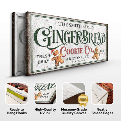 Family Gingerbread Bakery Christmas Sign II Cartsfy Inc.