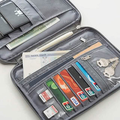 Family Travel Document Organizer Capacious Passport Holder Wallet Cartsfy Inc.