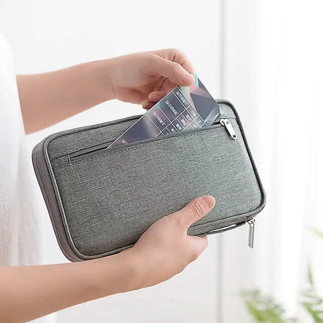 Family Travel Document Organizer Capacious Passport Holder Wallet Cartsfy Inc.