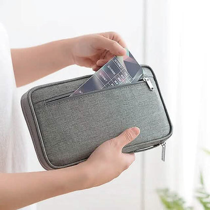 Family Travel Document Organizer Capacious Passport Holder Wallet Cartsfy Inc.