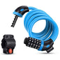 Famistar 4 Feet 5 Digit Resettable Combination Coiling Bike Chain Lock - Cartsfy Inc.