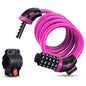 Famistar 4 Feet 5 Digit Resettable Combination Coiling Bike Chain Lock - Cartsfy Inc.