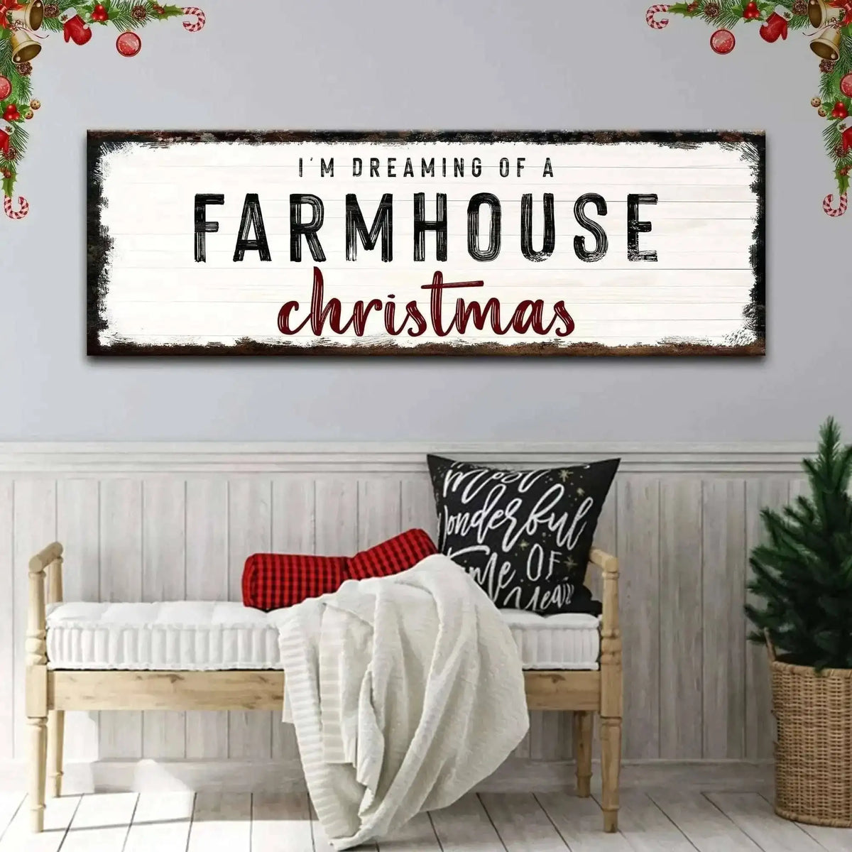 Farmhouse Christmas Sign Cartsfy Inc.