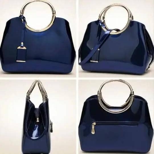 Fashion Luxury Ring Ladies Handbag DailySale White Black Wine Red White-Black-Wine Red-Blue-Rose Red-