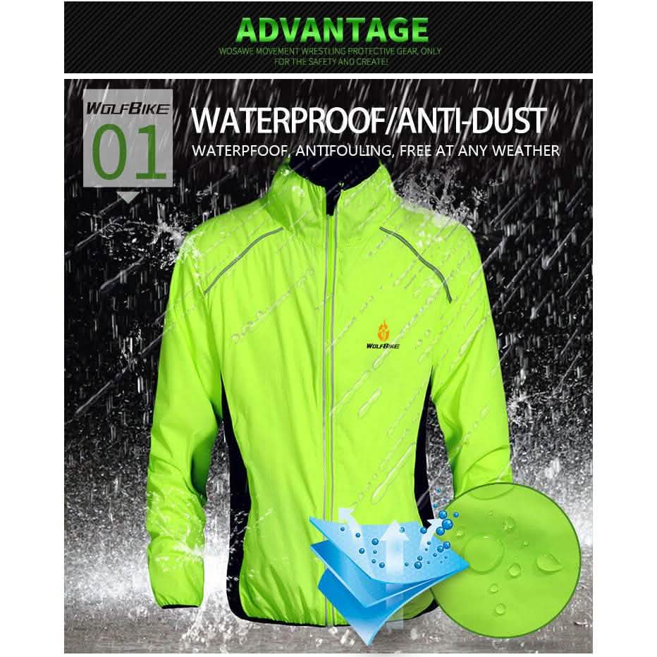 Fashion Tour De France Breathable Bicycle Cycle Waterproof Raincoat Cartsfy Inc.