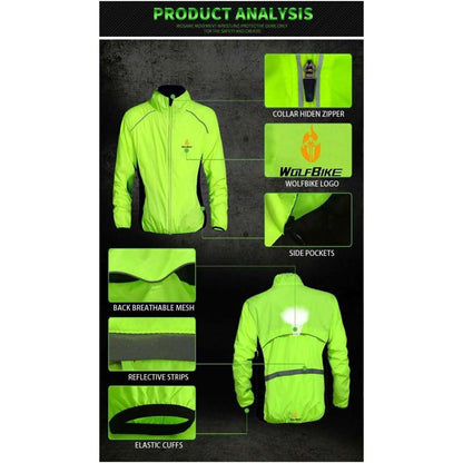 Fashion Tour De France Breathable Bicycle Cycle Waterproof Raincoat Cartsfy Inc.