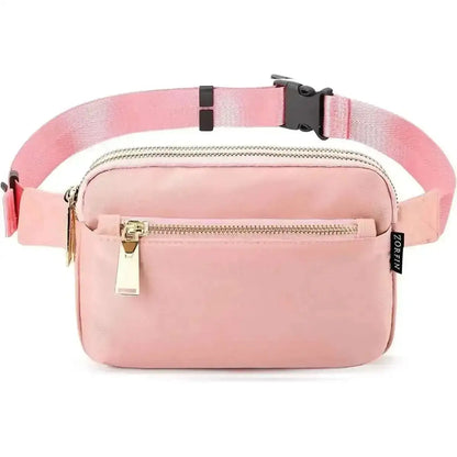 Fashion Waist Pack Belt Bag with Adjustable Strap DailySale Black Brown Pink Black-Brown-Pink-