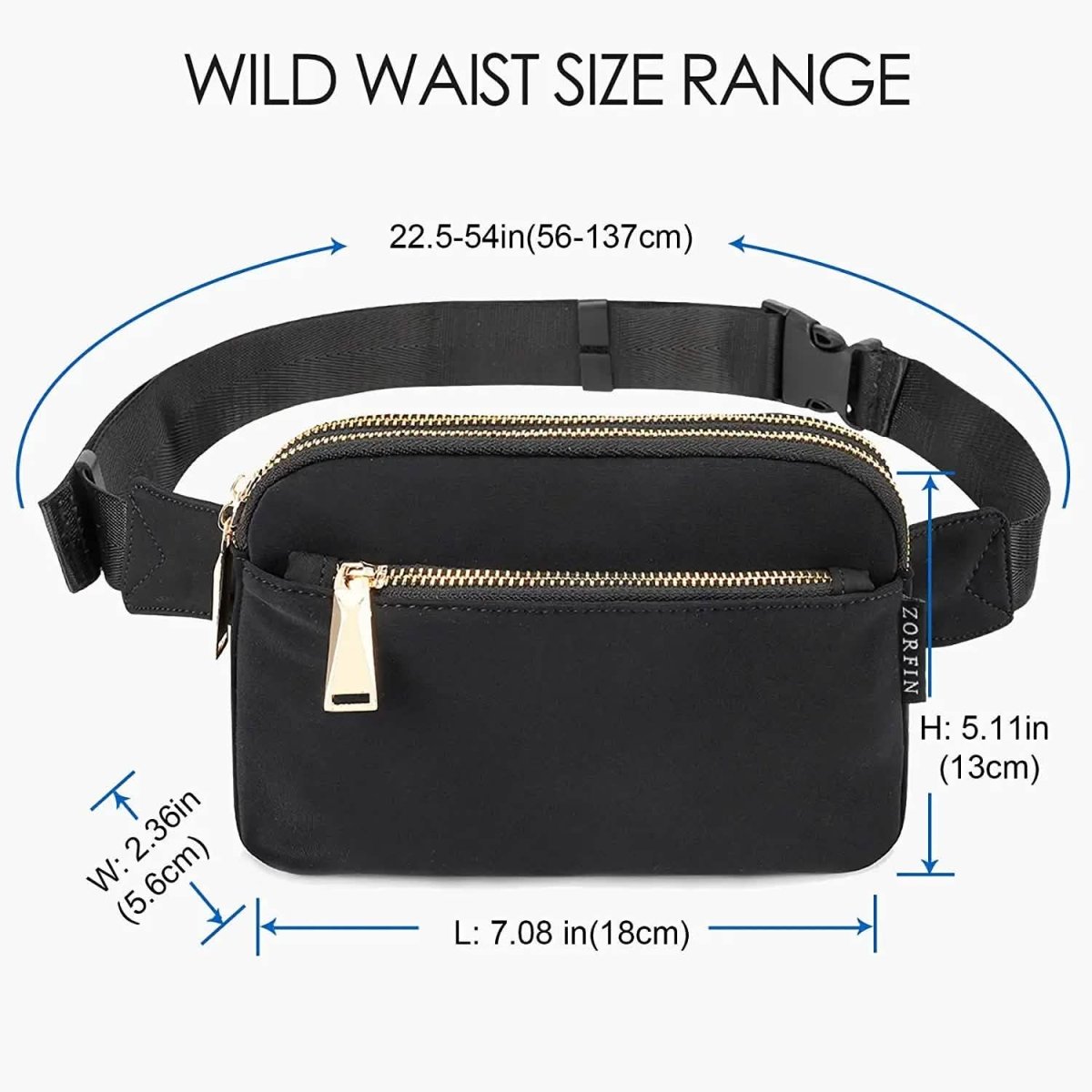 Fashion Waist Pack Belt Bag with Adjustable Strap - Cartsfy Inc.