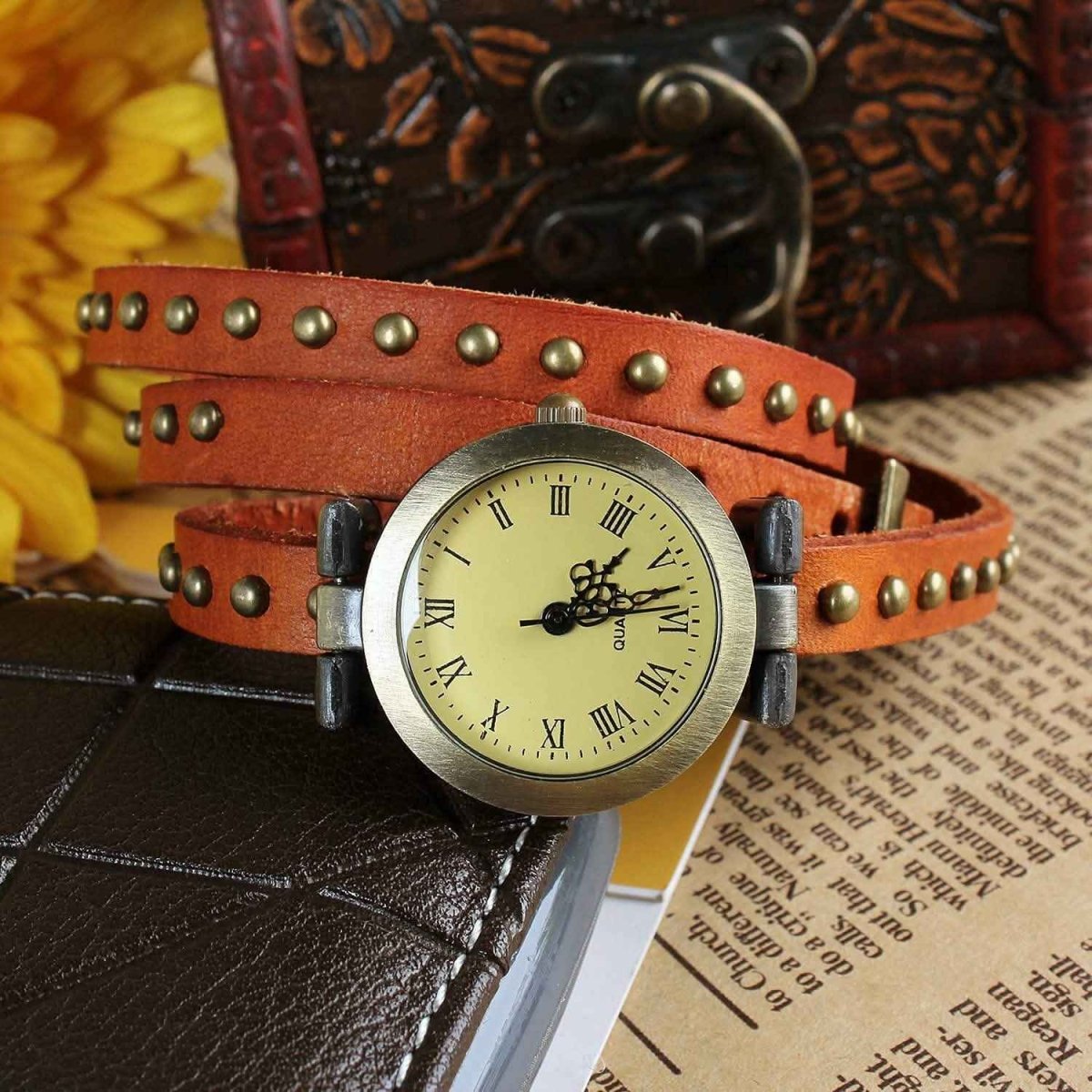 Fashionable River Leather Belt Retro Watch - Cartsfy Inc.