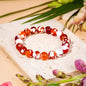 Feminine Force – Carnelian Orca Agate Bracelet Conscious Items Default Title Default Title-