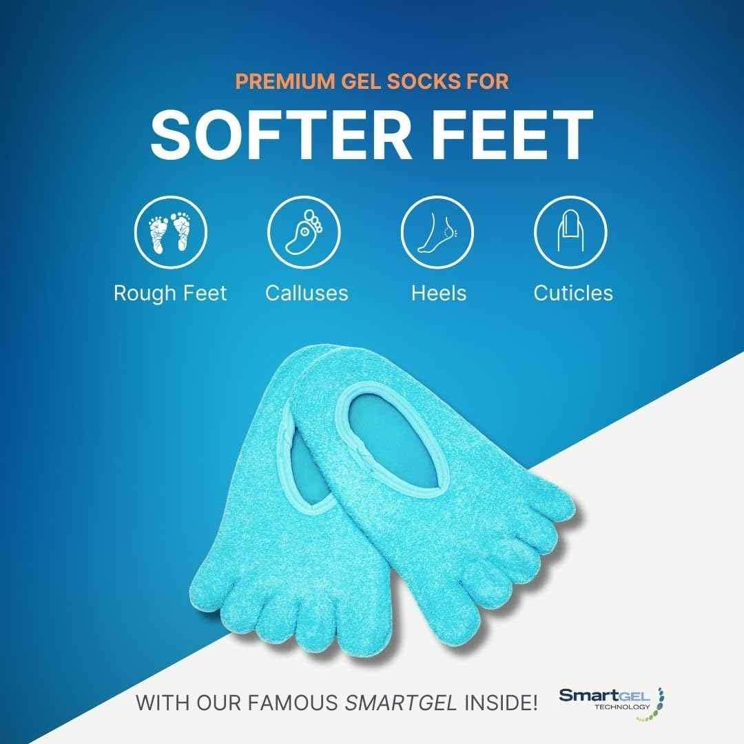 Five-Toe Gel Moisturizing Socks Cartsfy Inc.