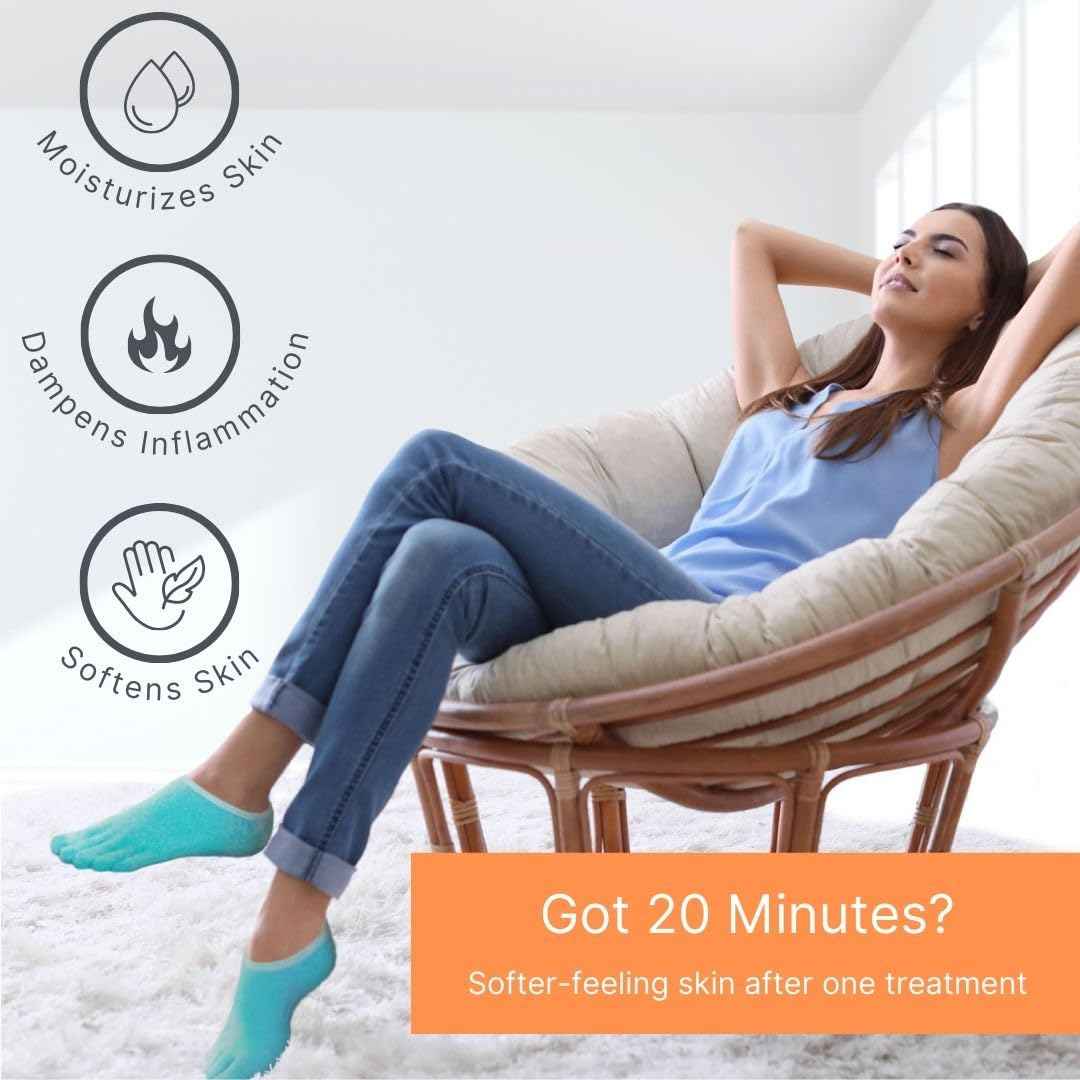 Five-Toe Gel Moisturizing Socks Cartsfy Inc.